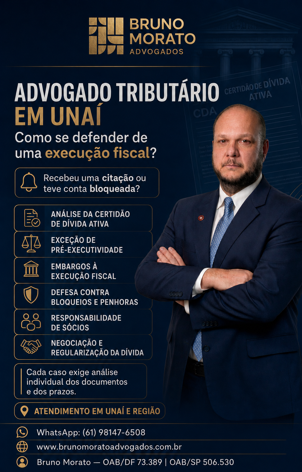 Advogado Tributário em Unaí: como se defender de uma execução fiscal?